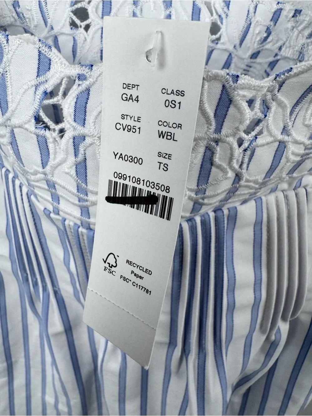 J.Crew Ondine Mini Dress in Striped Double Cotton Poplin CU783